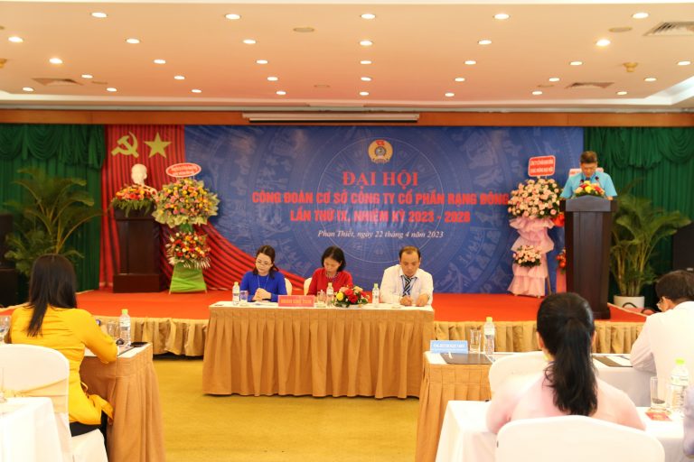 CĐCS Công ty cổ phần Rạng Đông tổ chức Đại hội Công đoàn lần thứ IX, nhiệm kỳ 2023-2028
